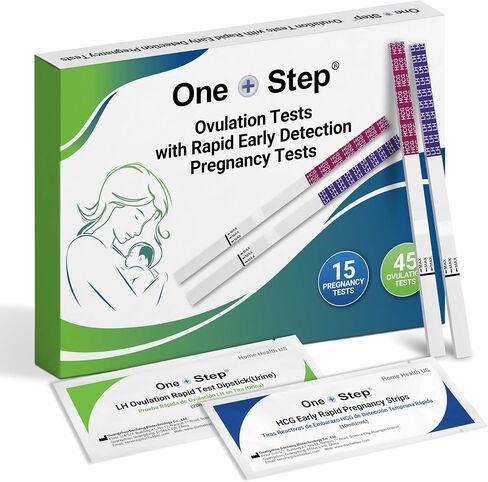 One Step 20 x Ovulation Strips 20miu/ml Test Kit Sensitive Fertility Predictor Testing Sticks (Wide Width) in Kuwait