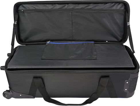 MagicLine 39.4" Heavy Duty Photo Studio Trolley Case with Side Pocket | 100x37x33cm, 39.4"x14.6"x13" rolling camera case. Carrying bag with wheels for light stands, tripods, flashes and telescopes in Kuwait