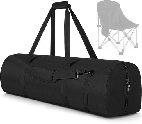 42 Inch Camping Chair Replacement Bag, Folding Chair Bag with Zippered | Foldable Carrying Bag with Adjustable Shoulder Strap for Travel, Storage for Folding Chairs, Tripods, Tents & Outdoor Gear in Kuwait