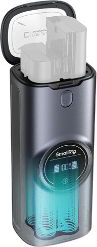 SMALLRIG LP-E6P Camera Battery Kit for Canon, 18W 2.5h Dual Slot Camera Charger with 2520mAh Batteries, HD Display, Full Decoded for Canon EOS R6V,R6 Mark III/II,R5 Mark II,C50,R5C,R5,R6,R7,5D Mark II in Kuwait