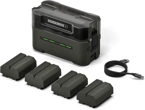 Tilta NP-FZ100 Portable Charging Station (2-Battery Kit) | Works with FX3, FX30, FX2, ZV-E1, FX30B, A7S III, A7S II, A7 IV, A7 III, A7R V, A7R IV, A7C II, A7C, A9, A9 II, A9 III, A1 II, A6700 | Green in Kuwait