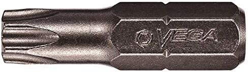 VEGA T45 TORX Security Bits. Professional Grade ¼ Inch Hex Shank TORX T-45 S2 Steel 1" Security Bits. 125TT45A-4 (Pack of 4) in Kuwait