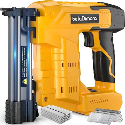 18GA Cordless Brad Nailer Gun for Makita18V Bettery | 2 in 1 Nail Gun & Staple Gun with 1000 Nails &1000 Staples, Battery Powered Nail Gun for Home Improvement(Tools Only) in Kuwait