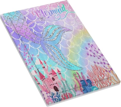 Silvery Glitter Cute Mermaid Tail Fantasy Castle 1 Gang Light Switch Covers No Device Wall Plate Decorative Blank Switchplate Electrical Faceplate for Kidroom Nursery Girlroom Bedroom Decor in Kuwait