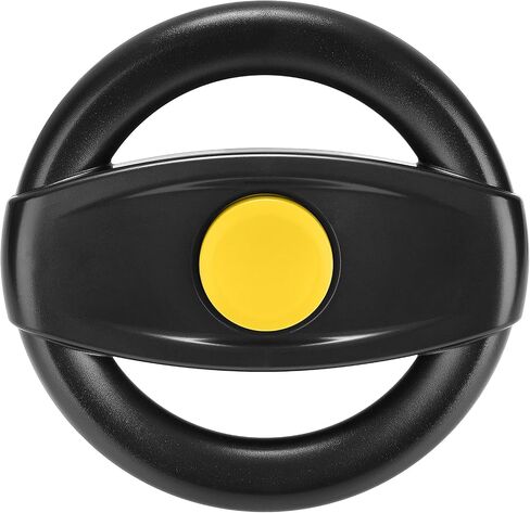 Accmor Stroller Steering Wheel Toy, Simulated Steering Wheel for Stroller Shopping Carts Cart Universal Detachable Pretend Driving Funny Toy Attachment in Kuwait