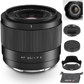VILTROX 35mm F1.7 E-Mount Large Aperture APS-C STM Auto Focus Prime Lens for Sony E-Mount Camera FX3 A7C A7RII A7SII A7II A7RIII A7IV A7RIV A9 A1 ZVE1 A93 A6700 A6600 A6500 A6400 ZV-E10 FX30 ZV-E10II in Kuwait