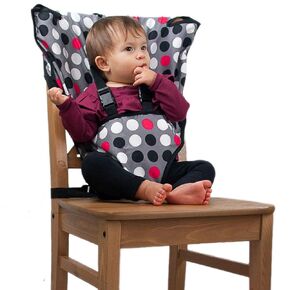 Cozy Cover Easy Seat - Portable Travel High Chair and Safety Seat for Infants and Toddlers (Polka Dot) in Kuwait