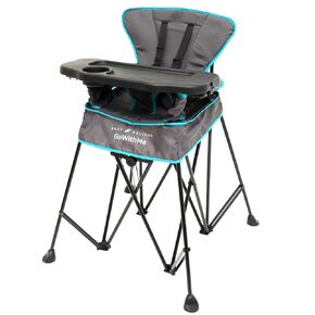 Baby Delight Go with Me Uplift Deluxe Portable High Chair, Indoor and Outdoor,Slate Grey in Saudi Arabia