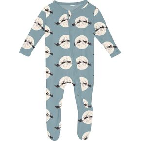 KicKee Zip-Up Footie for Babies & Toddlers – Viscose from Bamboo Sleepwear with Built-In Hand Covers and Grippy Feet in Kuwait