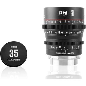 Meike 75mm T2.1 Super 35 Prime Manual Focus Cinema Lens for PL-Mount Cine Camera Compatible with C700 PL, ARRI Amira, Alexa Mini etc. in Kuwait