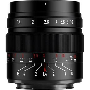 Brightin Star 55mm F1.8 Full Frame Manual Focus for Nikon Z Mount Mirrorless Cameras,MF Large Aperture Prime Standard Fixed Focal Lens, Fit for Z-6II, Z-7II, Z5, Z50, Z9, Z50, Z-FC, Z30(Black) in Saudi Arabia