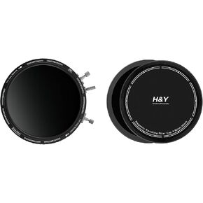 H&Y RevoRing Mark II Adjustable 46-62mm Variable ND3-1000 & CPL Lens Filter | Adaptive-Size 46-62mm Variable ND3-1000 & CPL 3-in-1 Lens Filter for 46/52/55/58/62mm Lenses, Wide-Angle German Optics in Saudi Arabia