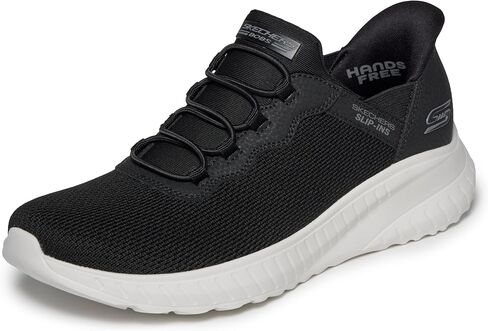 Skechers Women's Squad Chaos Slip-Ins Sneaker | Casual sneaker, Slip-ins, Memory Foam footbed, Heel Pillow, Flexible outsole, stretch laces - no tie fit, Machine Washable in Kuwait