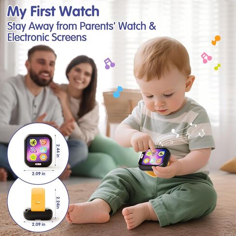 HOLA Toys for 1 Year Old Boys & Girls, 7 Functions Baby Musical Toy Watch, Learning & Travel Baby Toys 6-12-18 Months, Birthday Gift for Boys & Girls Christmas Stocking Stuffers in Kuwait