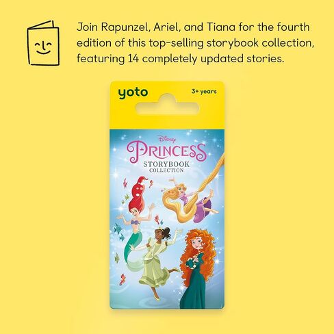 YOTO Disney Princess Storybook Collection – Kids Audio Card for Use with Player & Mini All-in-1 Audio Player, Educational Screen-Free Listening with Fun Playtime Bedtime & Travel Stories, Ages 3+ in Kuwait