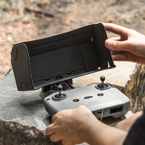 STARTRC Sun Hood Sunshade for DJI NEO 2/Avata 360/Mini 5 Pro/Mini 3/Mini 4K/Mini 4 Pro/Avata 2/Flip/Mavic 4/Air 3s Classic RC-N3/N2 Controller Accessories for 4.4-7.1inch Smartphone Screen in Kuwait