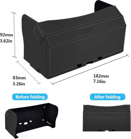 STARTRC Sun Hood Sunshade for DJI NEO 2/Avata 360/Mini 5 Pro/Mini 3/Mini 4K/Mini 4 Pro/Avata 2/Flip/Mavic 4/Air 3s Classic RC-N3/N2 Controller Accessories for 4.4-7.1inch Smartphone Screen in Kuwait