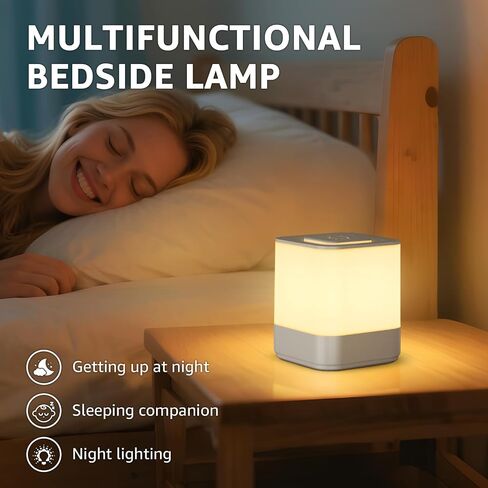 uuffoo 2 Pack Rechargeable Small Night Light Touch Dimmable Cordless Lamp | 3-Mode Lighting | 4000mAH Battery Operated | USB Changing | Portable Table Lamp for Bedside Bedroom Travel in Kuwait