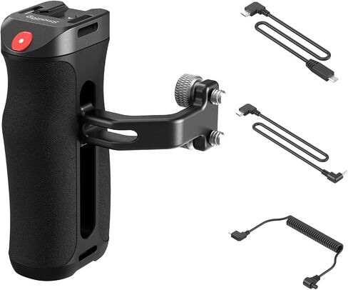 SMALLRIG Side Handle for Arca-Swiss with Recording Trigger, 3 Control Cable, Fit for Sony A7 III/ FX3/ A6600, for Canon R5II/ R5C, for FUJIFILM X-H2S/ X-T5, for Panasonic S5 II/ GH5-5694 in Kuwait