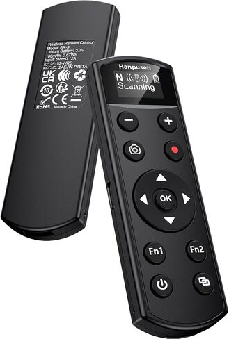 for Canon Camera Remote Control, Hanpusen Rechargeable Wireless Shutter Release with OLED Screen for R50/G7X Mark III/R8/R5/R/RP/R50 V/R10/R5 Mark II/M50/M200/6D Mark II/M6 Mark II, Replace BR-E1 in Kuwait