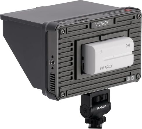 VILTROX 6" Camera Field Monitor, 2000nit HD 1920x1080 Touch Screen Portable Video Monitor, 4K HDMI Loop in/Out with 3D LUT, De-Squeeze, Peak Focus, with Sunshade Hood in Kuwait