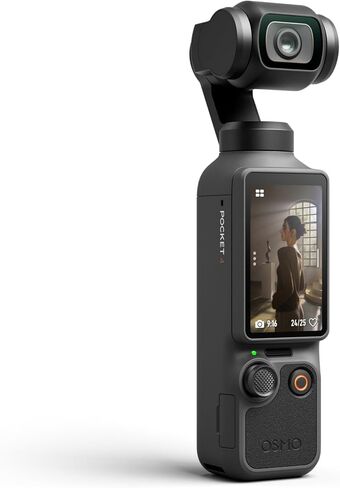 DJI Osmo Pocket 4 Creator Combo, 4K/240fps Vlog Camera, 3-Axis Stabilization, Active Track 7.0, Mic + Fill Light Included + 128GB Memory, Grip, U Grip, Selfie Stick + More (Renewed) in Kuwait