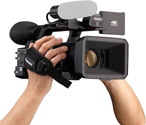 Panasonic AG-CX350 4K Camcorder + 2PC 64 GB Memory + Handle Unit + Shotgun Video Microphone + Filters + Tripod + More (21pc Bundle) in Kuwait