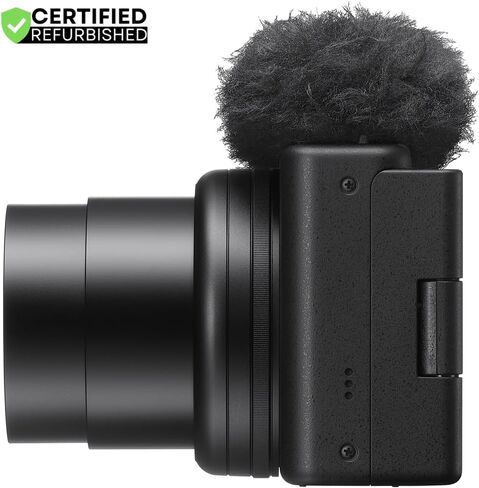 Sony ZV-1 II Vlog Camera with 4K Video & 20.1MP for Content Creators and Vloggers Black ZV-1M2/B (Renewed) Bundle with Deco Gear Case + Extra Battery + 64GB Card + HDMI Micro Cable + Accessories Kit in Kuwait