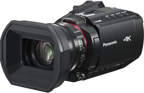 Panasonic HC-X1200 UHD 4K HDMI Camcorder with 24x Zoom + 2PC 64 GB Memory + Extra Battery + LED Light + Filters + Tripod + More (26pc Bundle) in Kuwait