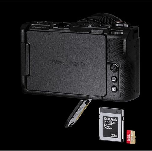 Nikon ZR Full Frame Cinema Camera 6K60 Video Bundle with NIKKOR Z 40mm Lens Battery EN EL15C + Camera Bag + Filter Kit + 64GB UHS-I Memory Card + More in Kuwait