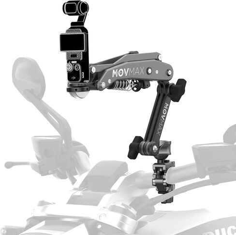 Movmax Blade Arm for DJI Pocket 3, Insta 360, and GoPro Hero 12 Cameras with N2 Arm Technology and Universal Locking Screw in Kuwait