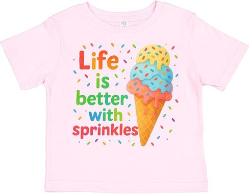 inktastic Life is Better with Sprinkles Toddler T-Shirt in Kuwait