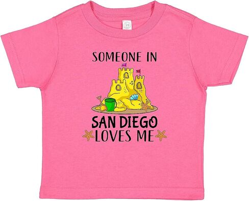 inktastic Someone in San Diego Loves Me Baby T-Shirt in Kuwait