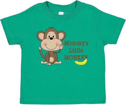 inktastic Mommy's Little Monkey Toddler T-Shirt in Kuwait