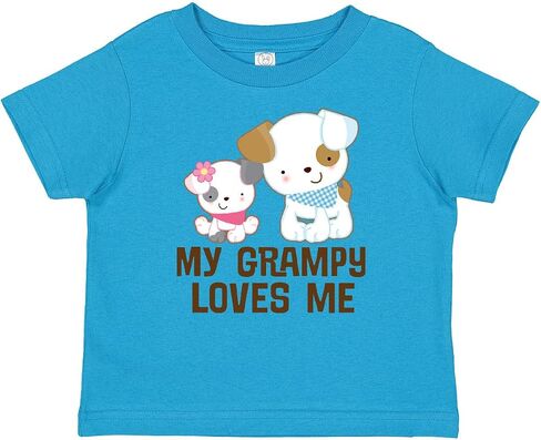 inktastic My Grampy Loves Me Girls Baby T-Shirt in Kuwait