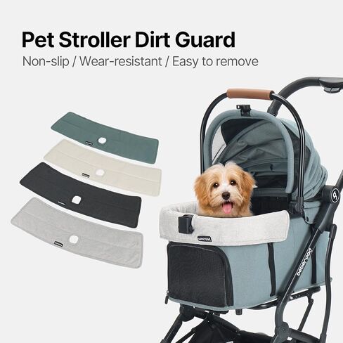 Anti-Dirt Sheet, Edge Cover for Pet Stroller, Double-Sided use, Clip Hole Design, Washable (Beige, for T5/T6/X5/X3) in Kuwait