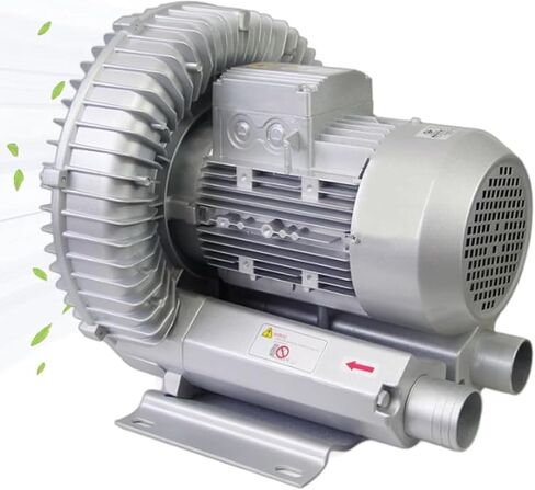High Pressure Vortex Blower, 120W-7500W Centrifugal Air Pump with Silencer Sponge. Dual Mode Vacuum & Air Supply for Aquaculture Aeration, Drying. Copper Motor, Aluminum Housing, Quiet Operation. in Kuwait