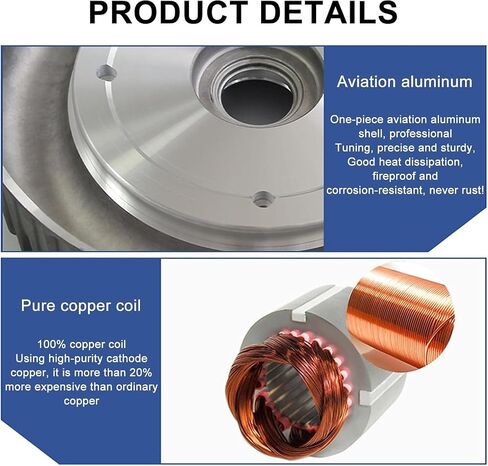 High Pressure Vortex Blower, 120W-7500W Centrifugal Air Pump with Silencer Sponge. Dual Mode Vacuum & Air Supply for Aquaculture Aeration, Drying. Copper Motor, Aluminum Housing, Quiet Operation. in Kuwait
