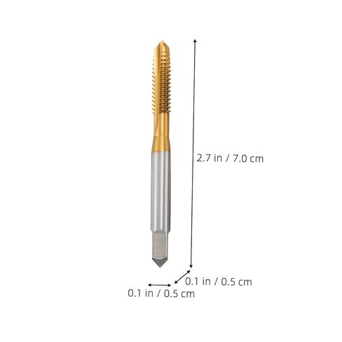 2Pcs High Speed Steel Cutting Drill Bit for Thread Repair and Mechanical Processing Durable Wear Resistant and DIY Enthusiasts in Kuwait