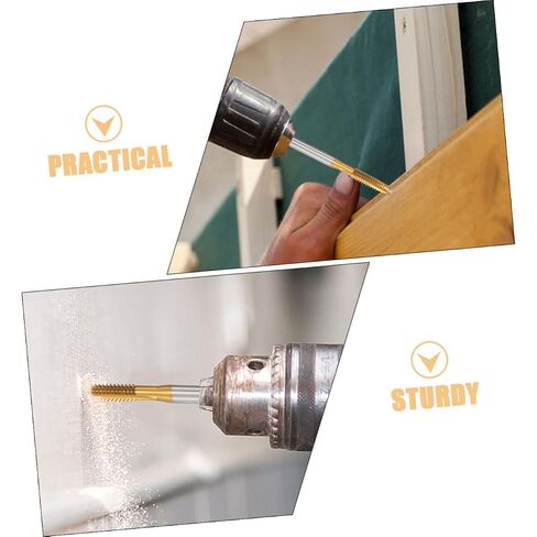 2Pcs High Speed Steel Cutting Drill Bit for Thread Repair and Mechanical Processing Durable Wear Resistant and DIY Enthusiasts in Kuwait