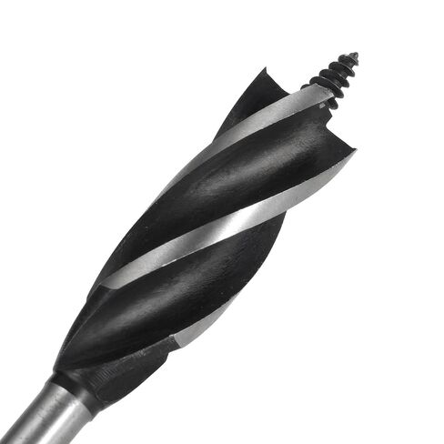 3/4" X 6" Four-Flute Wood Drill Bit, 2 Packs | Wood Auger Drill Bit, For Soft and Hard Wood, Plastic, Drywall and Composite Materials, 1/4" Quick Change Hex Shank in Kuwait