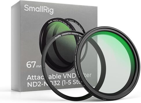 SmallRig 67mm Magnetic Circular Polarizers Filter + 67mm Threaded Filter Ring, HD Optical Glass 28 Layer Multi Nano Coated Circular Polarizing Filter Magnetic CPL Waterproof Scratch Resistant - 4582 in Kuwait
