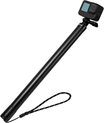 TELESIN 2.7m/106 Long Selfie Stick Pole for GoPro 13, DJI Osmo Action 6 5 | Extension Carbon Fiber Waterproof Dive Monopod for GoPro Max 12 11 Insta360 X5 X4,DJI Osmo Nano 360 Pocket 4 3 Bike Accessory in Kuwait
