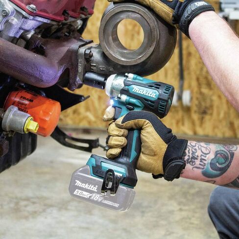 Makita XWT14Z 18V LXT Lithium-Ion Brushless Cordless 4-Speed 1/2" Sq. Drive Impact Wrench w/Friction Ring Anvil, Tool Only in Kuwait