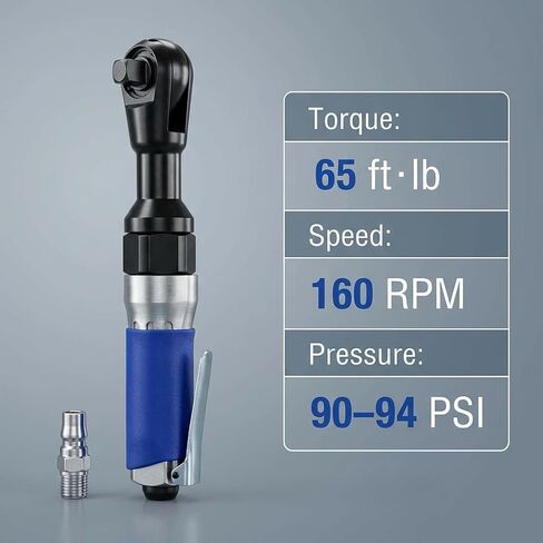 QWORK Air Ratchet Wrench, 3/8" Super Fast Heavy Duty Air Ratchet, 65ft-lbs in Saudi Arabia