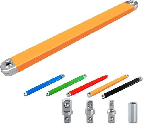 Bolthero Reaches The Bolt Nothing Else Can, Bolt Hero Wrench, 15.4" Zero-Degree Offset Extension Wrench, Ultra-Thin Drive Extender For Automotive Tight Space Repair (Orange) in Kuwait