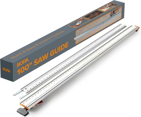 BORA NGX Circular Saw Guide Rail, 100" Straight Edge Clamp - Track Saw Rail in Kuwait