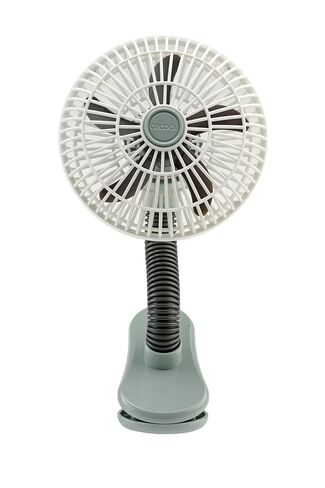 O2COOL 4 Inch Clip On Stroller Fan | Portable, Battery Operated Clip Fan for Outdoor, Car Seat and Stroller and Baby Crib | Flexible Neck and Adjustable Head for Multi-directional Cooling, Grey in Saudi Arabia