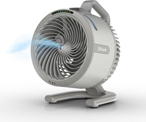 All-New Shark FlexBreeze HydroGo Pro Fan, Indoor & Outdoor Powerful Cooling Fan with Dry-Touch Mist, Portable Cordless & Corded, Long Battery Runtime, 5 Speeds, Dune, FA056GY1 (2026 Release) in Kuwait