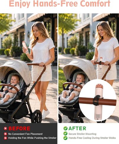 Universal Mount for Dyson HushJet Mini Cool Fan | Multi-Use Fan Holder for Stroller, Bike & Exercise Equipment in Kuwait